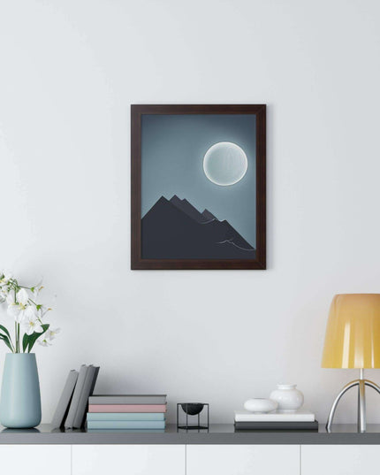 Celestial Harmony Eco-Conscious Framed Art Print