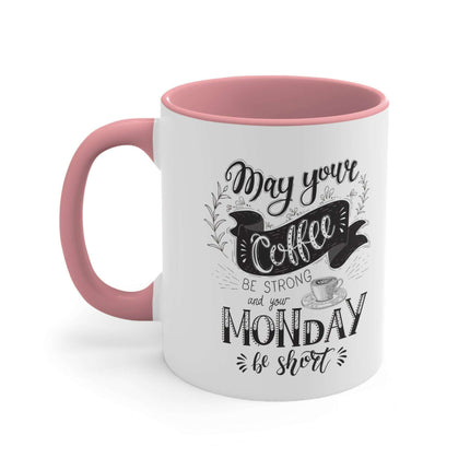 Vibrant Interior Two-Tone 11oz Custom Ceramic Coffee Mug