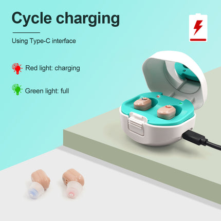 Wireless Invisible In-Ear Sound Amplifier — 16-Hour Battery, 115dB Output, Binaural or Single | Très Elite