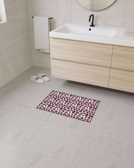 Stylish Pink Leopard Print Area Rug for a Trendy Home Refresh