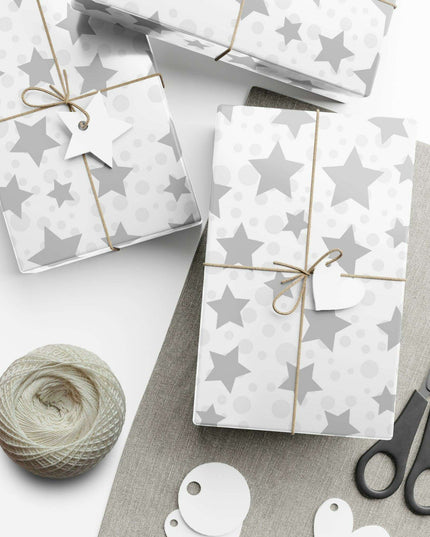 Sustainable Silver Starry Gift Wrap Collection: The Ultimate Choice for Elegant Gifting