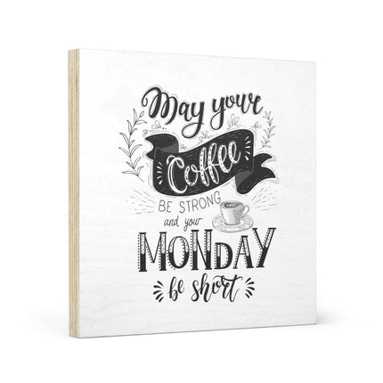 Rustic Elegance: Wooden Wall Art for Coffee Enthusiasts