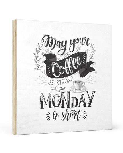 Rustic Elegance: Wooden Wall Art for Coffee Enthusiasts