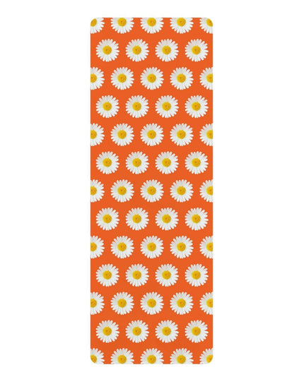 Elegant Daisy Blossom Premium Yoga Mat with Superior Grip - Luxe Yoga Essential by Elite Maison
