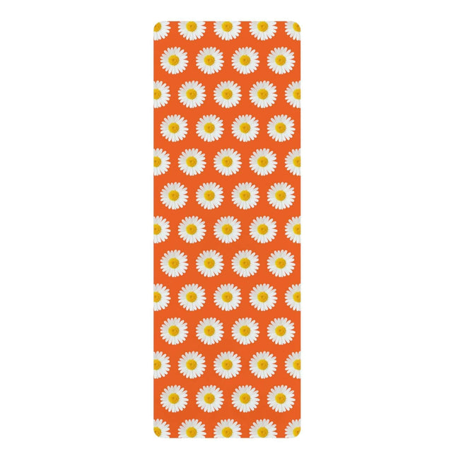 Elegant Daisy Blossom Premium Yoga Mat with Superior Grip - Luxe Yoga Essential by Elite Maison