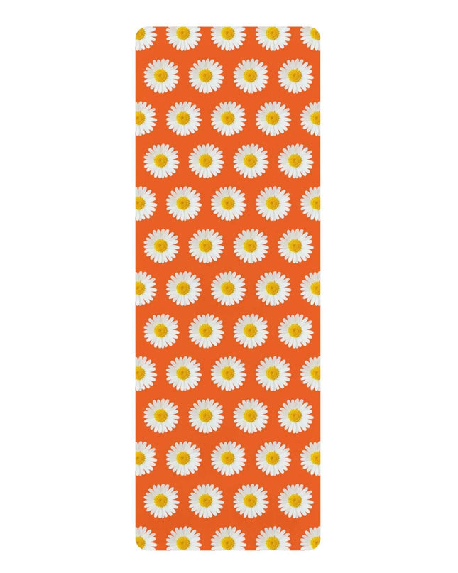 Elegant Daisy Blossom Premium Yoga Mat with Superior Grip - Luxe Yoga Essential by Elite Maison