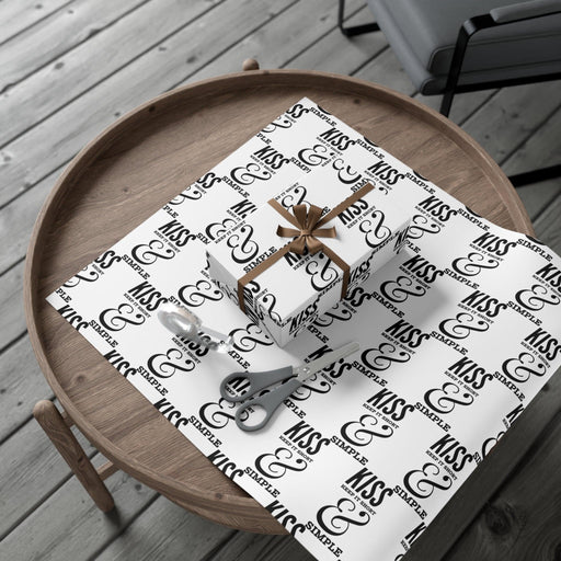 Elegant Personalized Eco-Friendly Gift Wrapping Paper - Customizable Luxury Choice