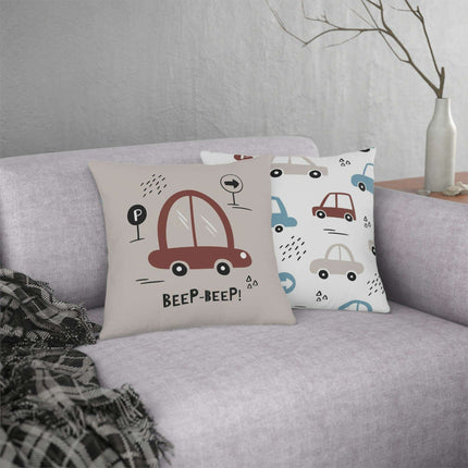 Vibrant Waterproof Floral Cushions for Outdoor and Indoor Living - Stylish Polyester Patio Pillows