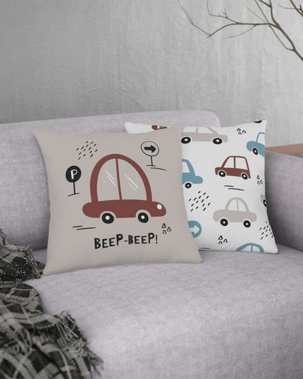 Vibrant Waterproof Floral Cushions for Outdoor and Indoor Living - Stylish Polyester Patio Pillows