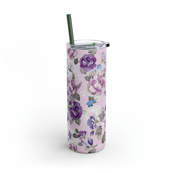 20oz Elegant Matte Stainless Steel Skinny Tumbler by Maars Maker - Sip in Luxury