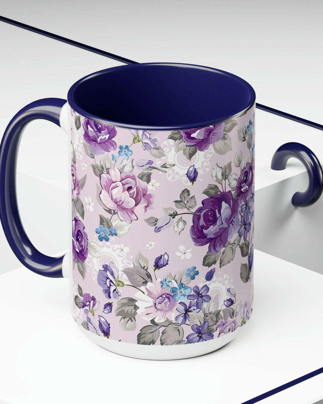 Elegant Duo: Maison Two-Tone Ceramic Coffee Cups