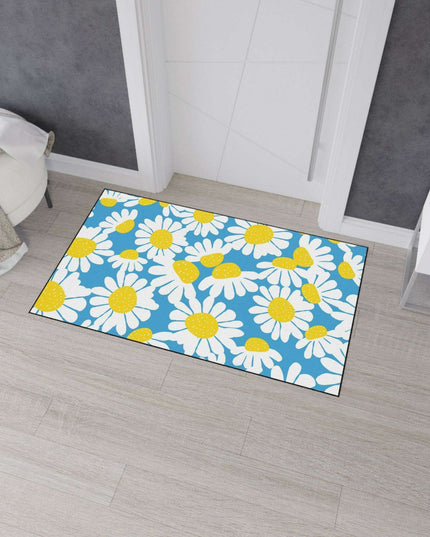 Personalized Chic Daisy Non-Slip Floor Mat for Stylish Home Interiors
