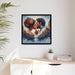 Whispering Elegance: Luxe Valentine's Day Canvas Art Piece