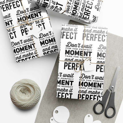 Elegant Customizable Gift Wrap with Inspirational Quotes: Redefine Your Gifting Experience