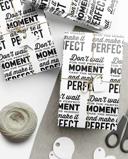 Elegant Customizable Gift Wrap with Inspirational Quotes: Redefine Your Gifting Experience