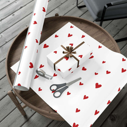 Luxurious Eco-Friendly Valentine Gift Wrapping Paper - Crafted in the USA