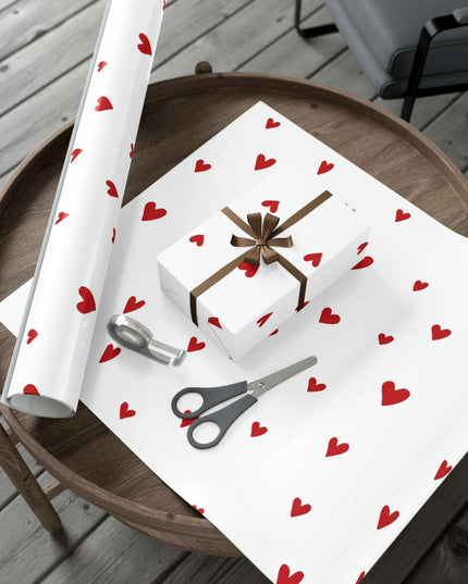 Luxurious Eco-Friendly Valentine Gift Wrapping Paper - Crafted in the USA
