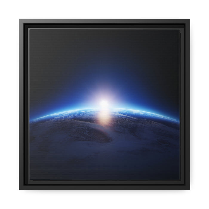 Midnight Elegance - Deluxe Matte Canvas Print with Black Pinewood Frame