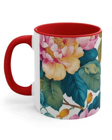 Chic Kireiina Two-Tone Ceramic Coffee Cup - Eye-Catching 11oz Mug