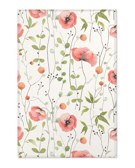 Customizable Chenille Polyester Area Rugs for Unique Home Styling