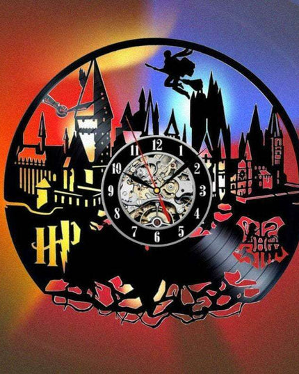 Magical Harry Potter LED Wall Clock with Remote and Glow-in-the-Dark Features