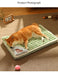 Cozy MADDEN Luxury Plaid Dog Mat for Small to Medium Dogs and Cats - Removable, Washable Fluff Bed