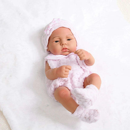 16-Inch Lifelike Reborn Baby Girl Doll - Realistic Full Vinyl Body with Outfit, Ideal for Gifts and Collectors - Très Elite