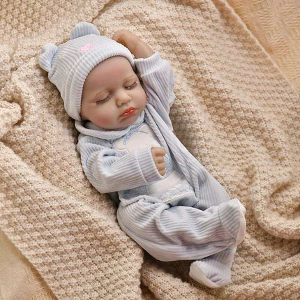 16-Inch Lifelike Reborn Baby Girl Doll - Realistic Full Vinyl Body with Outfit, Ideal for Gifts and Collectors - Très Elite
