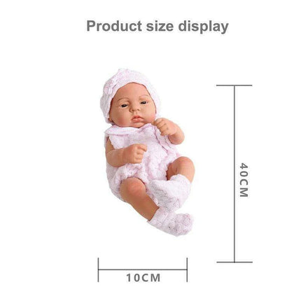16-Inch Lifelike Reborn Baby Girl Doll - Realistic Full Vinyl Body with Outfit, Ideal for Gifts and Collectors - Très Elite