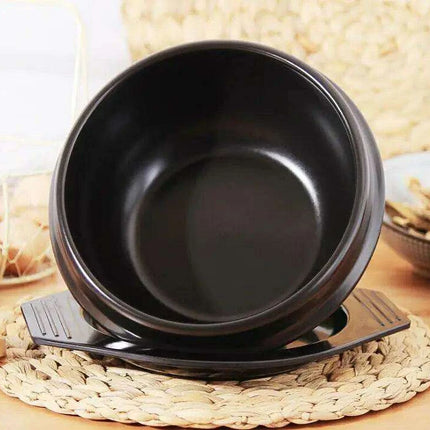 16-Piece Dolsot Stone Bowl Set for Authentic Korean Dining - Perfect for Bibimbap, Ramen, and Soups - Très Elite