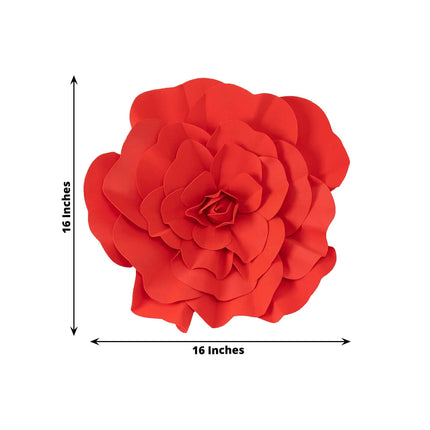 AliKopy 4 Pack 16" Large Real Touch Foam Roses - Perfect for DIY Craft