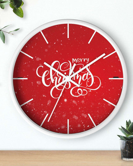 Elegant Holiday Clock with Exquisite Wooden Design by Maison d'Elite