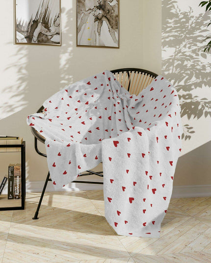 Winter Wonderland Luxe Velveteen Fleece Throw by Maison d'Elite