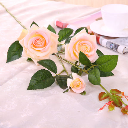 Peekaboo Studio Artificial Rose Flower - Realistic & Long-Lasting Deco