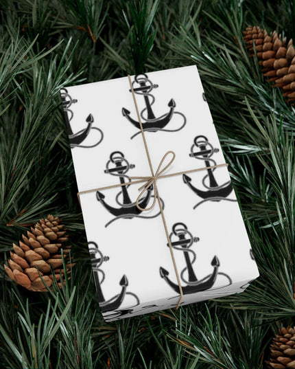Artisan Anchor Gift Wrap Paper for Premium Gift Presentation
