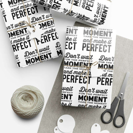 Elegant Customizable Gift Wrap with Inspirational Quotes: Redefine Your Gifting Experience