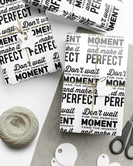 Elegant Customizable Gift Wrap with Inspirational Quotes: Redefine Your Gifting Experience