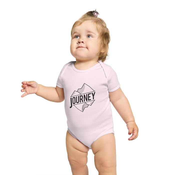 Pure Comfort Organic Cotton Baby Onesie with Ethical Badges