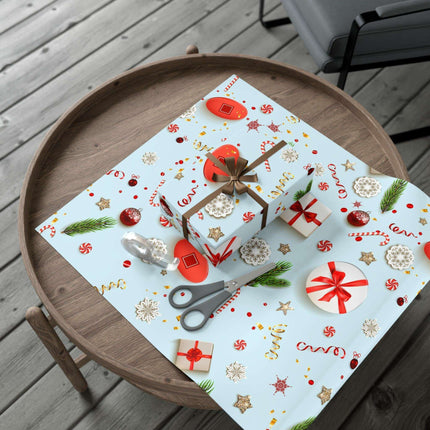 Personalized Elegant Holiday Gift Wrap - Custom Matte & Satin Options