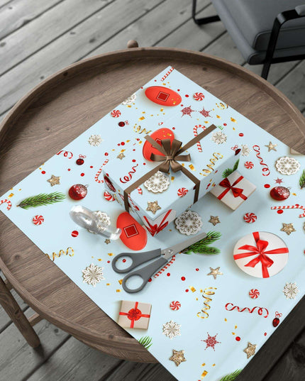 Personalized Elegant Holiday Gift Wrap - Custom Matte & Satin Options