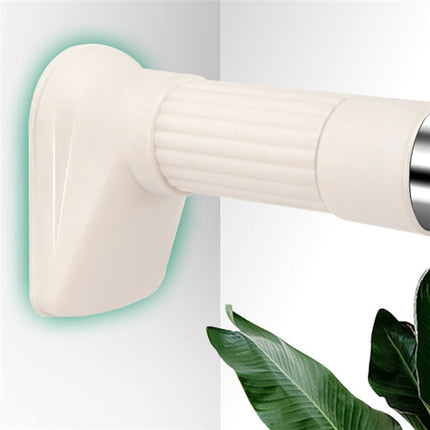 No-curtain Rod Balcony Sanitary Clothes Perforated Rod Roman Curtain