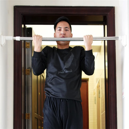 No-curtain Rod Balcony Sanitary Clothes Perforated Rod Roman Curtain