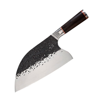 Meat And Bone Cutting Kitchen Knife 5CR15MOV Ebony Wood Handle Chef Knife