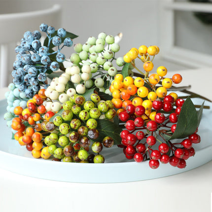 Peekaboo Studio Artificial Berry Flower Arrangement - Vibrant & Realis