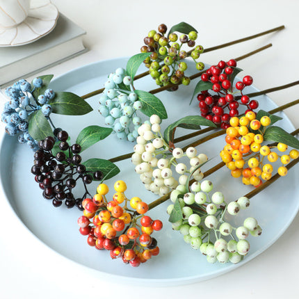 Peekaboo Studio Artificial Berry Flower Arrangement - Vibrant & Realis