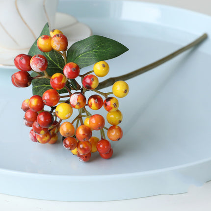 Peekaboo Studio Artificial Berry Flower Arrangement - Vibrant & Realis