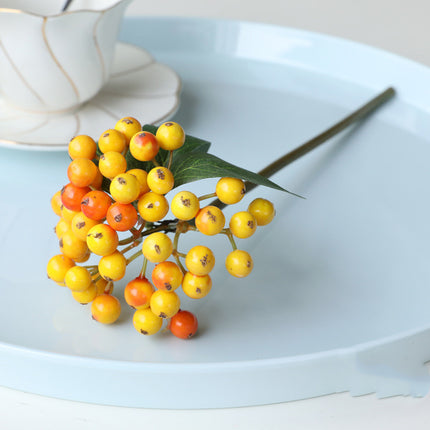 Peekaboo Studio Artificial Berry Flower Arrangement - Vibrant & Realis