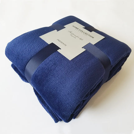Peekaboo Studio Pure Color Fleece Travel Blanket - Soft & Lightweight
