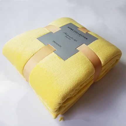 Peekaboo Studio Pure Color Fleece Travel Blanket - Soft & Lightweight