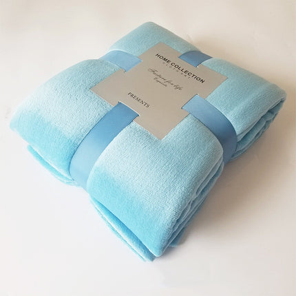 Peekaboo Studio Pure Color Fleece Travel Blanket - Soft & Lightweight